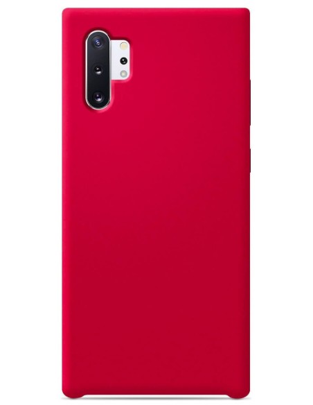 Coque en silicone Soft Touch Rouge pour Samsung Galaxy Note 10 Plus