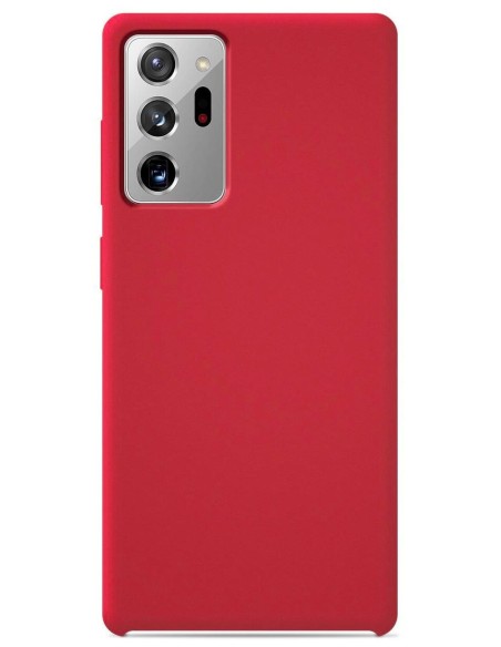 Coque en silicone Soft Touch Rouge pale pour Samsung Galaxy Note 20 Ultra
