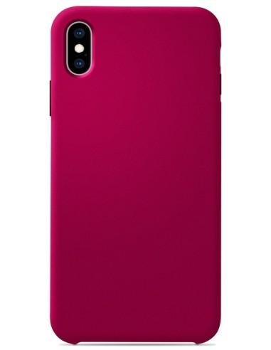 Coque en silicone Soft Touch Rouge passion