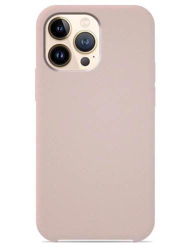 Coque en silicone Soft Touch Sable rosé