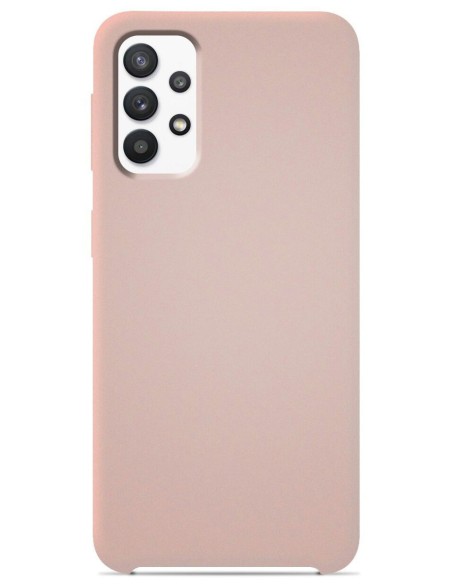 Coque en silicone Soft Touch Sable rosé pour Samsung Galaxy A32 5G