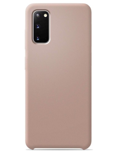 Coque en silicone Soft Touch Sable rosé