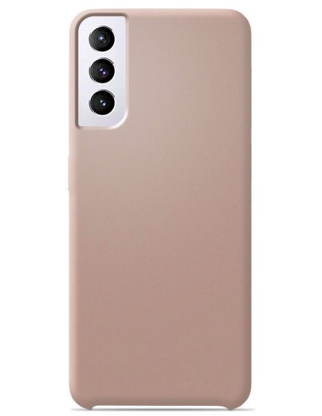 Coque en silicone Soft Touch Sable rosé pour Samsung Galaxy S21 Plus