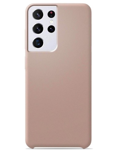 Coque en silicone Soft Touch Sable rosé