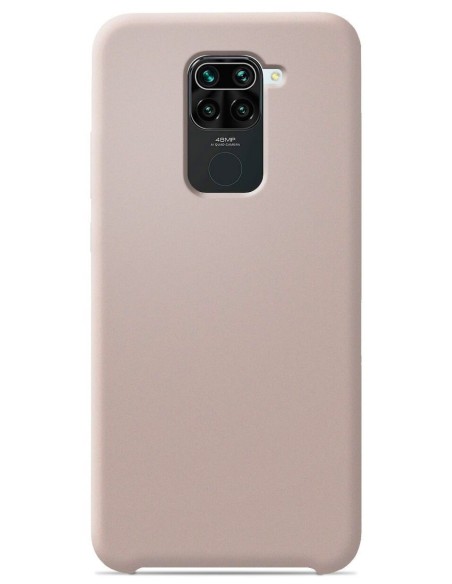 Coque en silicone Soft Touch Sable rosé pour Xiaomi Redmi Note 9
