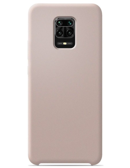 Coque en silicone Soft Touch Sable rosé pour Xiaomi Redmi Note 9 Pro