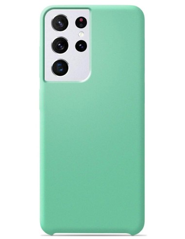 Coque en silicone Soft Touch Vert d'eau