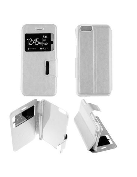 Etui folio en Simili cuir Blanc pour Apple iPhone 7 Plus