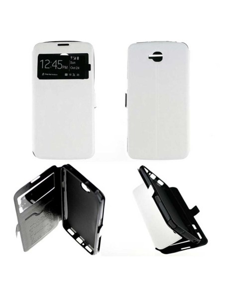 Etui folio en Simili cuir Blanc pour LG G Pro Lite