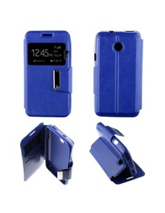 Etui Folio Bleu simili cuir | 1001coques.fr