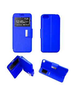 Etui Folio Bleu simili cuir | 1001coques.fr