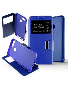 Etui Folio Bleu simili cuir | 1001coques.fr