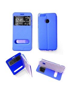 Etui Folio Bleu simili cuir | 1001coques.fr