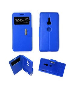 Etui Folio Bleu simili cuir | 1001coques.fr