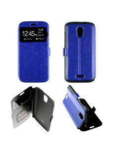 Etui Folio Bleu simili cuir | 1001coques.fr