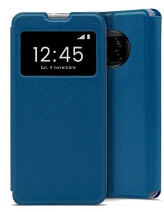 Etui Folio Bleu simili cuir | 1001coques.fr