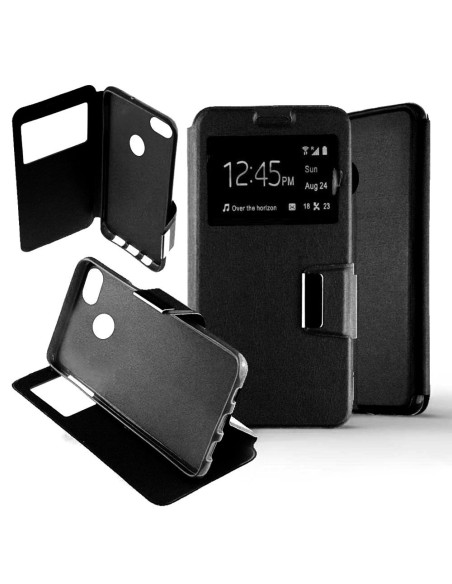 Etui folio en Simili cuir Noir pour Huawei P9 Lite Mini