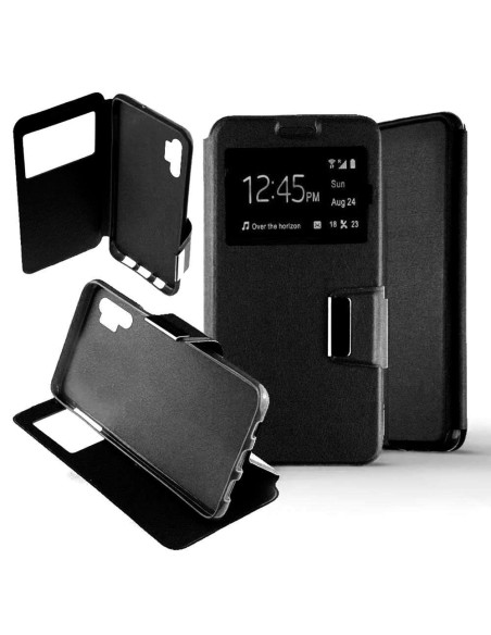 Etui folio en Simili cuir Noir pour Samsung Galaxy Note 10 Plus