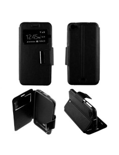 Etui Folio Noir simili cuir | 1001coques.fr