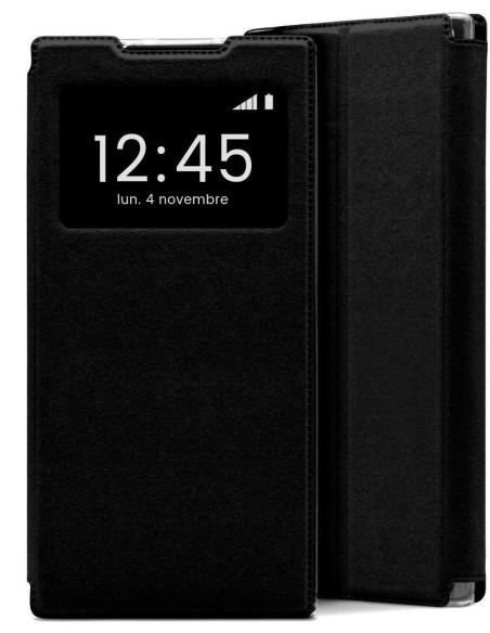 Etui folio en Simili cuir Noir pour Xiaomi Redmi Note 9 Pro