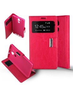 Etui Folio Rose simili cuir | 1001coques.fr