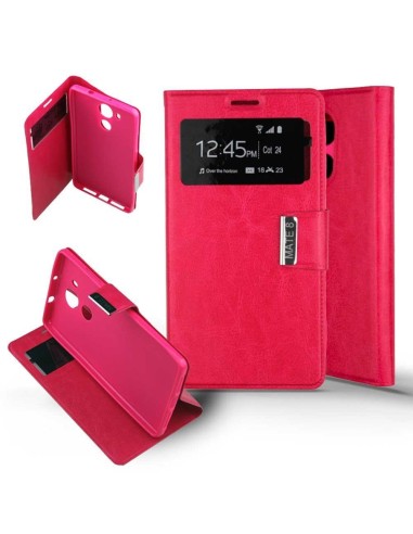 Etui folio en Simili cuir Rose