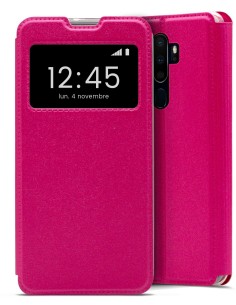 Etui Folio Rose simili cuir | 1001coques.fr