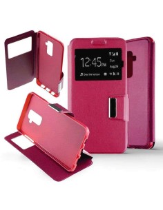 Etui Folio Rose simili cuir | 1001coques.fr