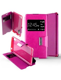 Etui Folio Rose simili cuir | 1001coques.fr