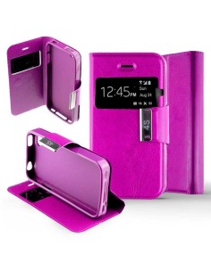 Etui Folio Rose simili cuir | 1001coques.fr