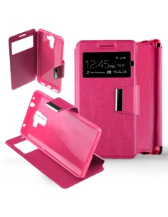 Etui Folio Rose simili cuir | 1001coques.fr