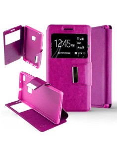 Etui Folio Rose simili cuir | 1001coques.fr