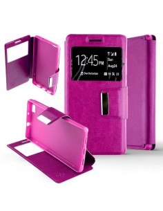 Etui Folio Rose simili cuir | 1001coques.fr