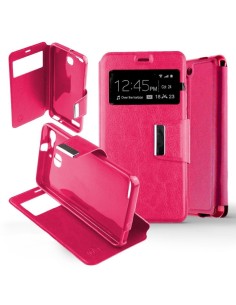 Etui Folio Rose simili cuir | 1001coques.fr