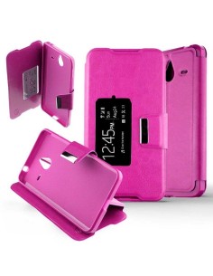 Etui Folio Rose simili cuir | 1001coques.fr