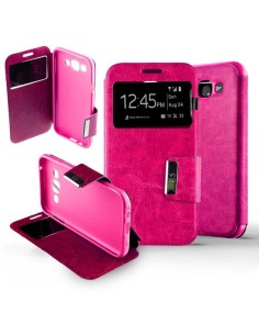 Etui Folio Rose simili cuir | 1001coques.fr