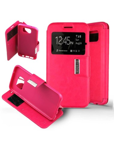 Etui folio en Simili cuir Rose