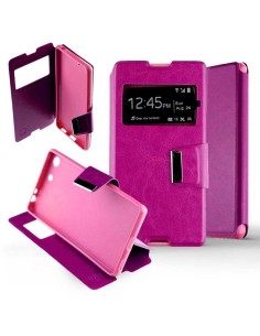 Etui Folio Rose simili cuir | 1001coques.fr