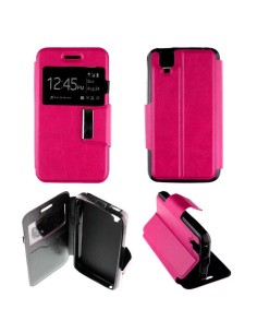 Etui Folio Rose simili cuir | 1001coques.fr