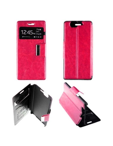 Etui folio en Simili cuir Rose