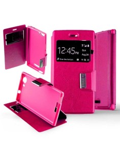 Etui Folio Rose simili cuir | 1001coques.fr