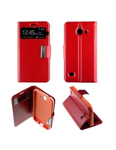 Etui Folio Rouge simili cuir | 1001coques.fr