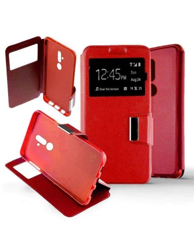 Etui folio en Simili cuir Rouge