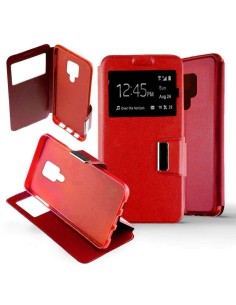 Etui Folio Rouge simili cuir | 1001coques.fr