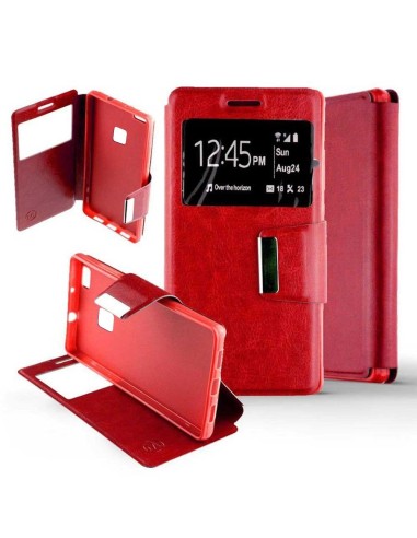 Etui folio en Simili cuir Rouge