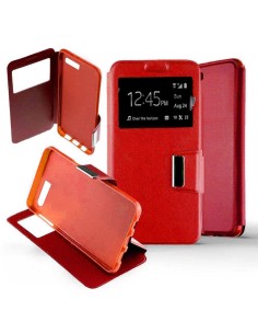 Etui Folio Rouge simili cuir | 1001coques.fr