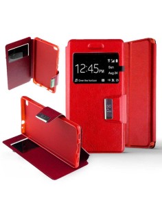 Etui Folio Rouge simili cuir | 1001coques.fr