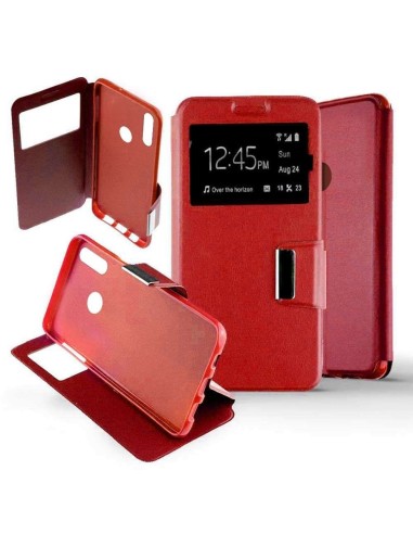 Etui folio en Simili cuir Rouge