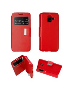 Etui Folio Rouge simili cuir | 1001coques.fr