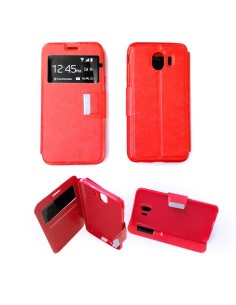 Etui Folio Rouge simili cuir | 1001coques.fr